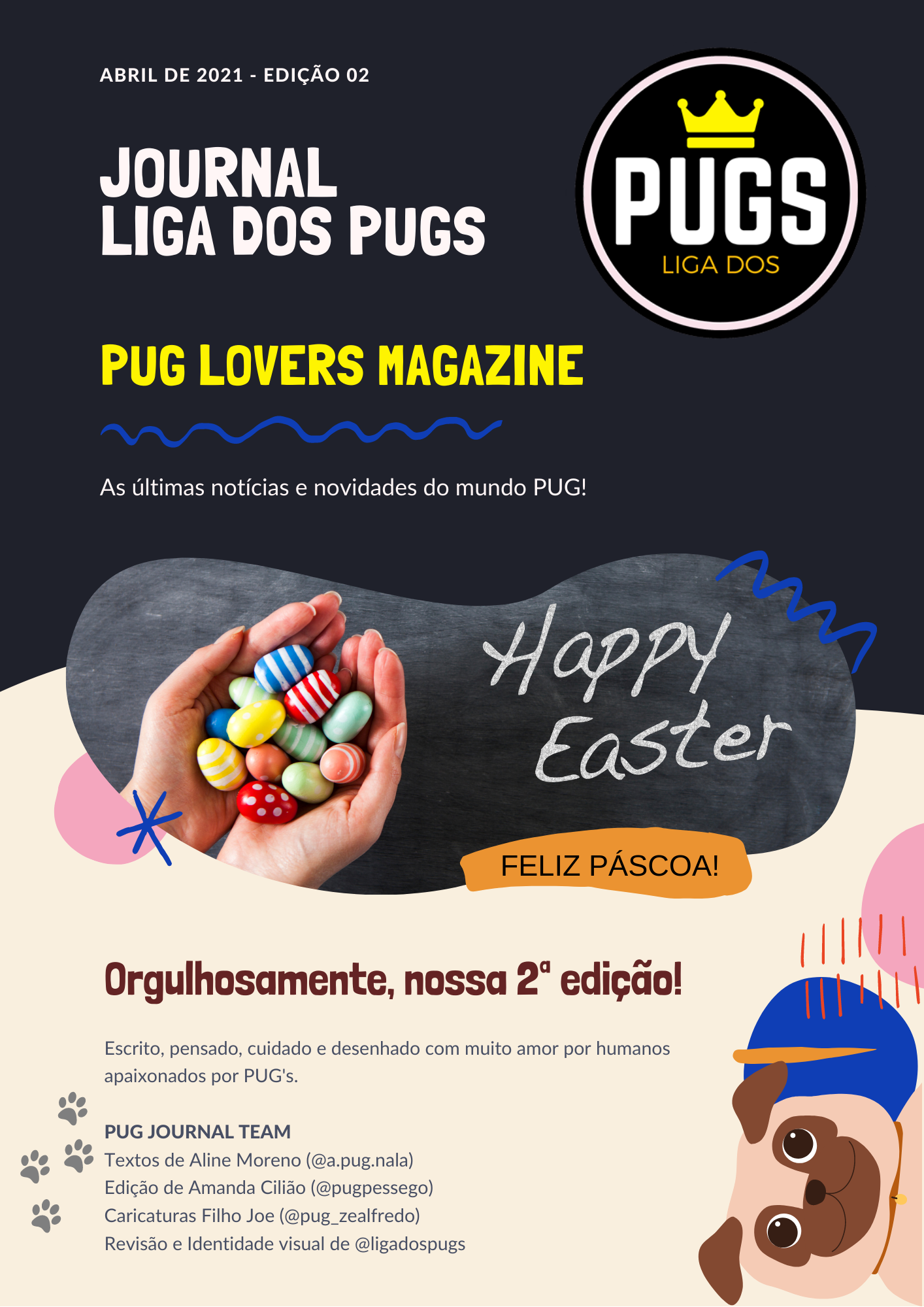 LIGA DOS PUGS – Jornal edição 02 – Abril 2021