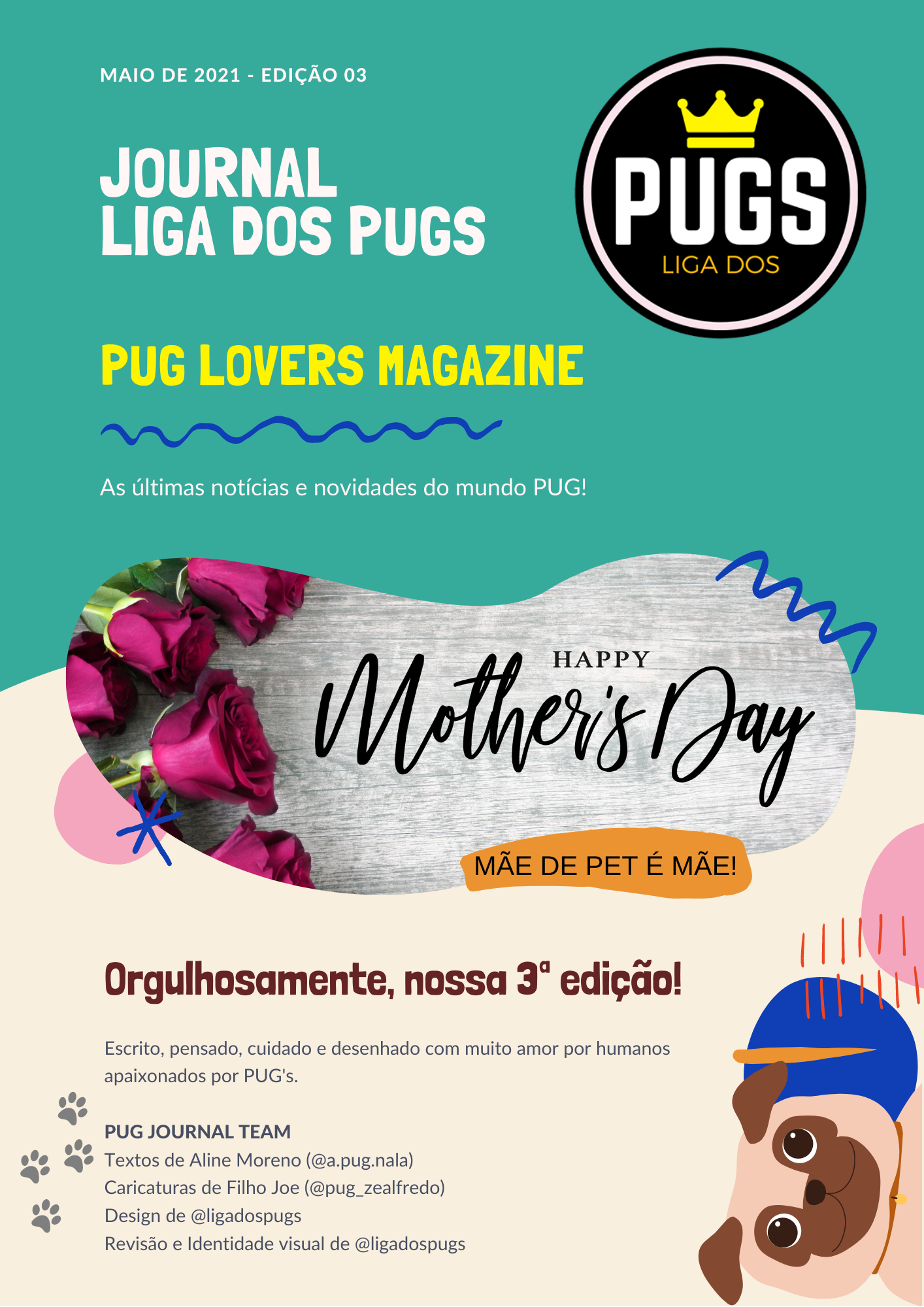 LIGA DOS PUGS – Jornal edição 03 – Maio 2021